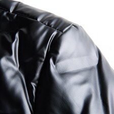 羽绒服男士中长款可脱卸帽亮面羽绒服男保暖加厚外套HBJ2085-P270图片