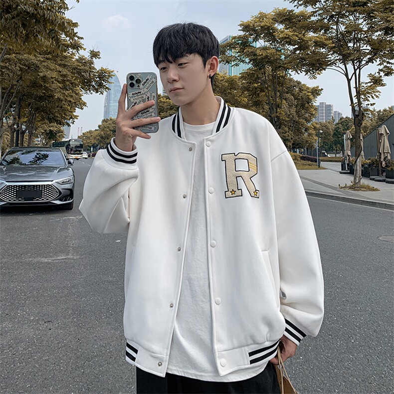 D201-DM166-P70港风宽松休闲男装夹克运动秋装新款外套,男装夹克,电商D321-1