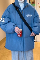 港风秋冬新款保暖立领宽松棉服外套男MY62037P95控118，男装棉衣，电商A268A