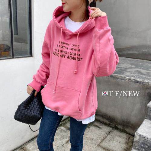 时尚宽松简约字母帽子卫衣，女装卫衣/绒衫，简单小珍