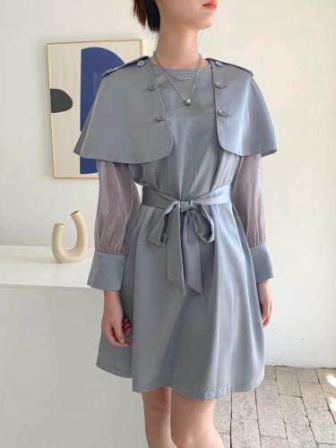 春装新款 醋酸斗篷裙 更多新款感谢关注2165CB,其它,CB-C'est branché