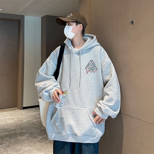 500g重磅卫衣男款春秋潮牌硬挺连帽cleanfit美式复古外套oversize图片