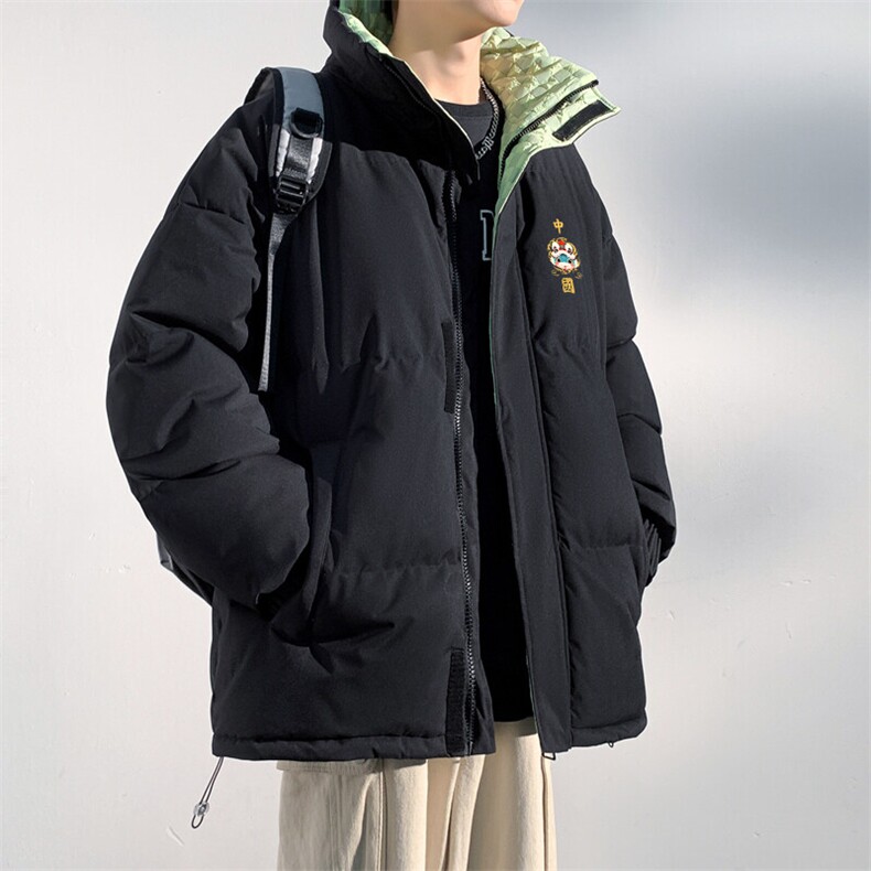 抖音得物品质深度库存三防面料假两件格子棉衣外套棉服66658特P85,男装棉衣,电商A486