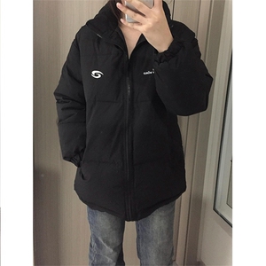 简约棉服男女冬季宽松百搭设计感情侣JKW55-P67图片
