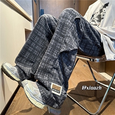 XZ616秋季新款灯芯绒满印双褶订标休闲长裤TY1069P55控68，男装休闲裤，星座512A（原616）