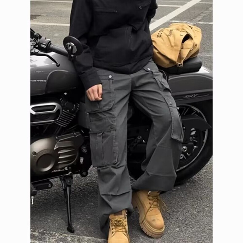 夏季网眼透气款 户外机车弹力防摔骑行裤摩托车牛仔裤男女图片