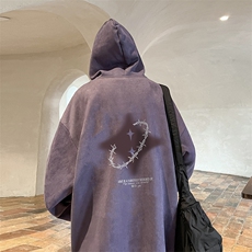 抖音供货、重磅显瘦卫衣秋连帽宽松D223A-DY-LPWY718-特p50，男装卫衣，电商019-1