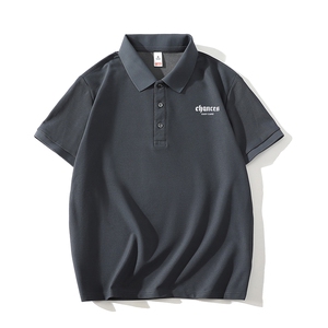 P00短袖男夏季新款字母潮流半袖上衣休闲透气高级翻领polo衫T恤衫图片