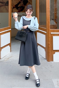 26春  新品 淑女气质垂感连衣裙送皮带2B153-7002-P140-K228图片
