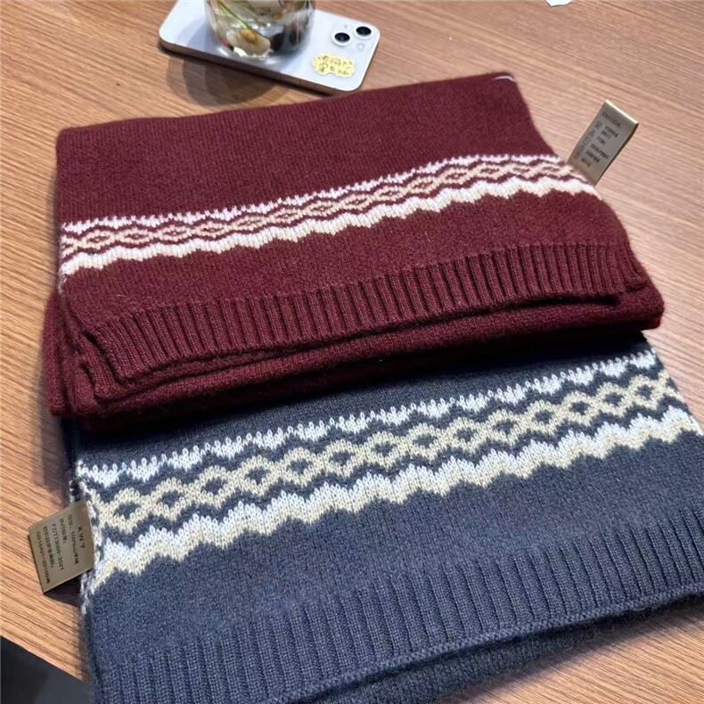 2025时尚百搭通勤简约休闲加厚围巾，围巾，鑫萬耀羊绒