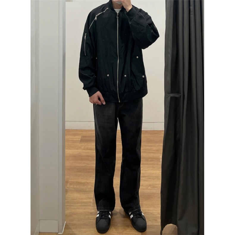 【有货】飞行员夹克男高级感痞帅春秋棒球服外套JK999CC-特P58,男装夹克,星座1007（原301D）