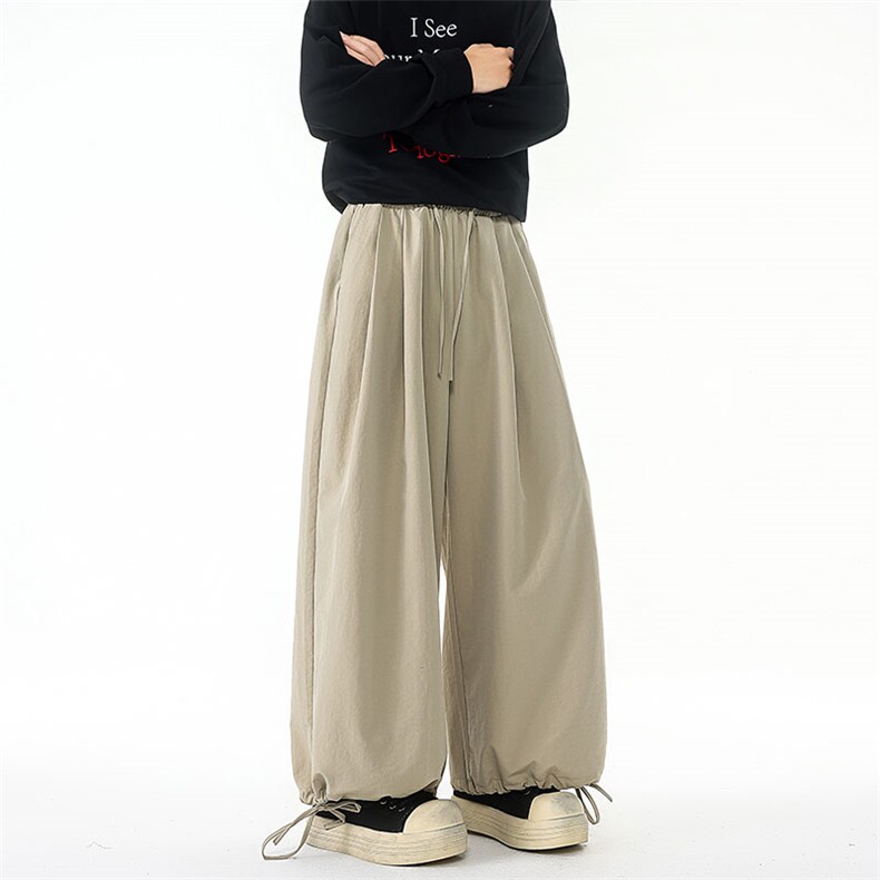 现货ZK8030特P38控78夏秋衔接版型正百搭阔腿灯笼裤大码休闲裤，男装休闲裤，电商A059