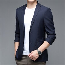 时尚翻领上衣口袋中年单排扣2023年春季长袖裤子西服BGW311，男装西服，钱塘6003（原4033）