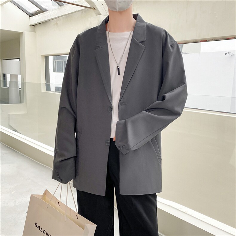 ins休闲西服男韩版潮流痞帅气小西装上衣港风潮牌单西外套dk,男装西服,星座505-2（原电商A260-1)