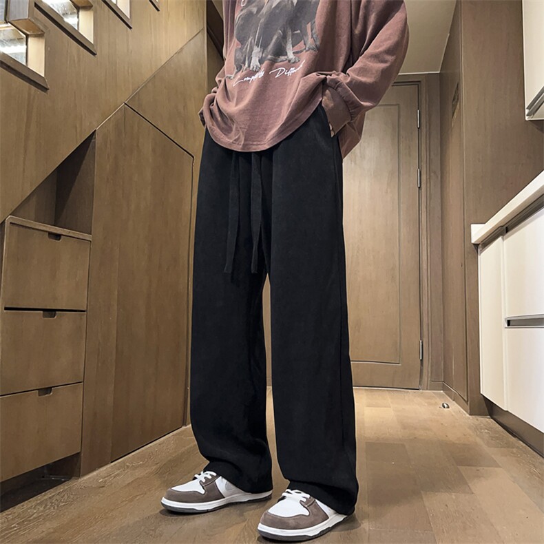 秋季大码休闲裤男拖地裤加绒卫裤K7724P50加绒P60控68加绒控78,男装休闲裤,星座209-2