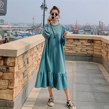 现货271-9718-P115新款鱼尾连衣裙控168，女装连衣裙，浙宝271