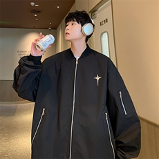 JK8103/P68春装现货立领夹克男女外套棒球服防水大码潮工装上衣，男装夹克，电商A141