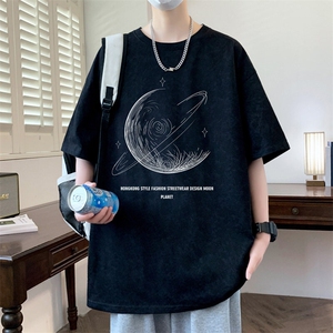 ！2026夏季新款男士百搭潮牌短袖T恤情侣半袖T2562特P25图片