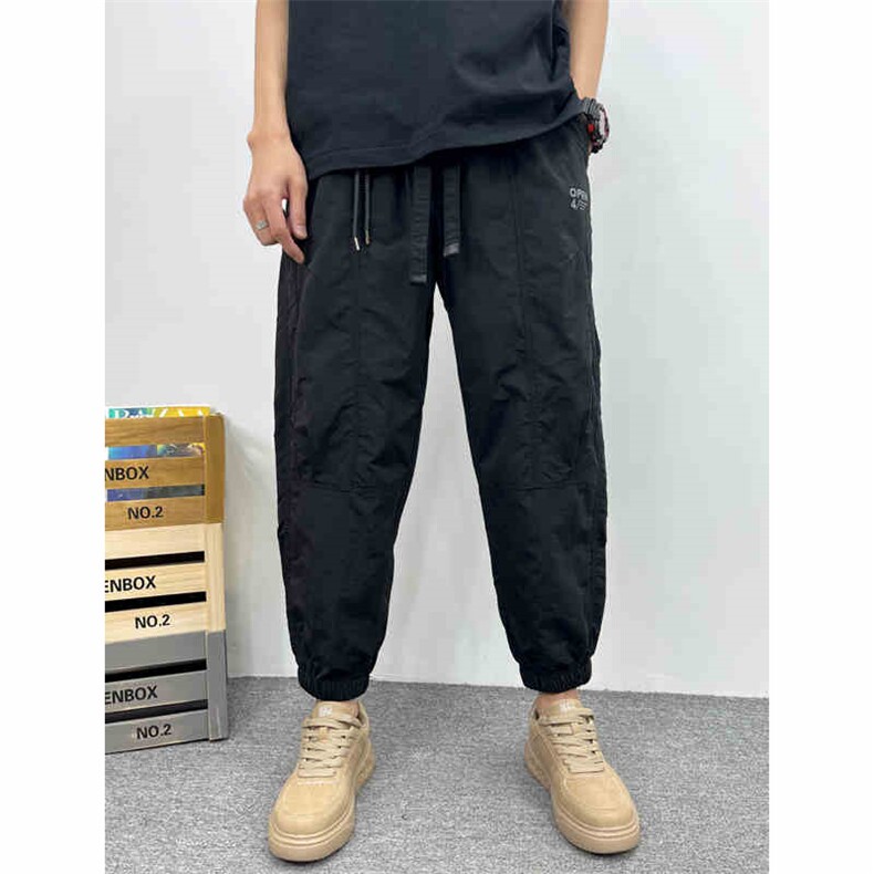 1506-1/KH281/P442026潮牌薄款速干休闲裤男夏季时尚拼接显瘦,男装休闲裤,星座1506-1