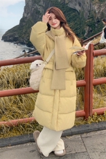 现货2026新款羽绒服带帽披肩70绒2C053款号780批235控358，女装羽绒服，2C053