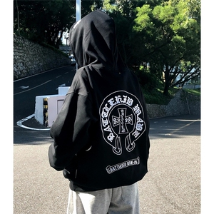 1506A/GAK32200/P63美式潮牌刺绣十字架卫衣女连帽1图片