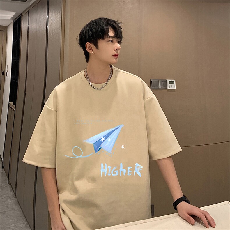 麂皮绒短袖t恤男大码半袖男JD82270-P25,男装T恤,电商A040