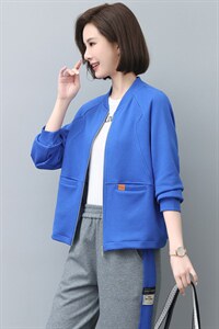 时尚休闲开衫卫衣外套女宽松显瘦百搭长袖上衣春秋新款韩版潮流图片
