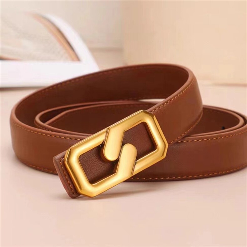 CanlesKonis皮带女款真皮腰带女2025新款百搭女士裙子裤腰带S扣，腰带/腰封，泰合衣坊