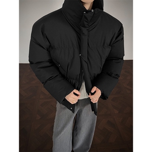 支持二开 冬装加棉加厚立领棉服男女棉衣外套光板面包服 M816-P70图片