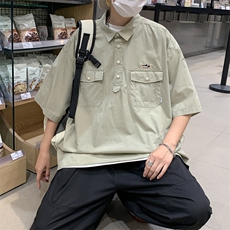 polo衫男生短袖t恤潮流学生百搭半袖夏季青少年体恤PL0191-P38，男装Polo衫，星座308B-1