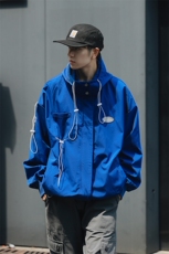 港风冲锋衣男休闲宽松潮百搭外套女男士工装夹克JK7569P75控98，男装夹克，星座226-1