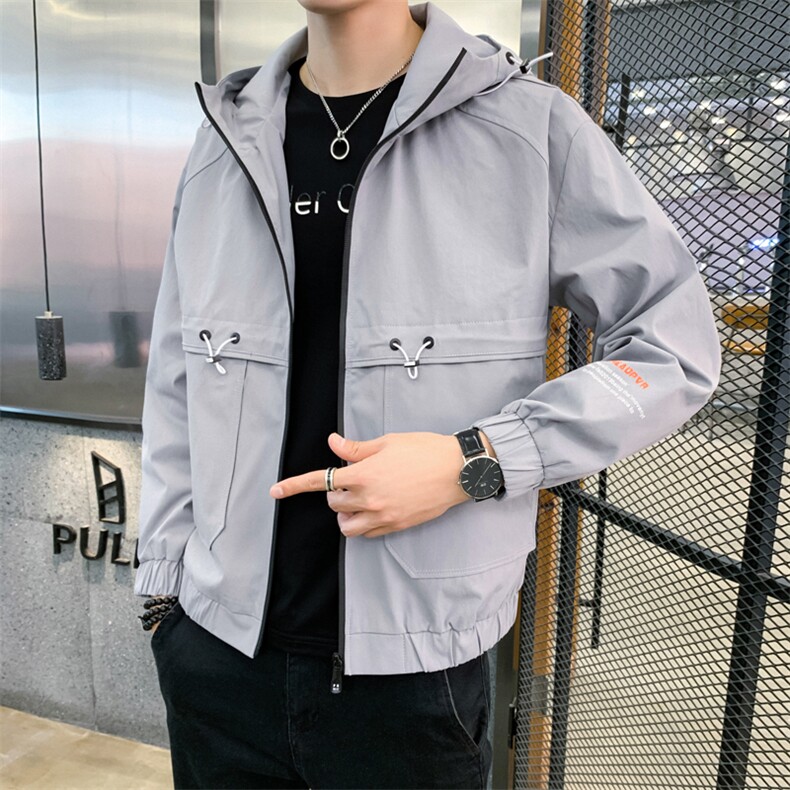 备货主推2021春秋季新品连帽夹克男外套男休闲夹克大码2061-P68,男装夹克,星座217-4
