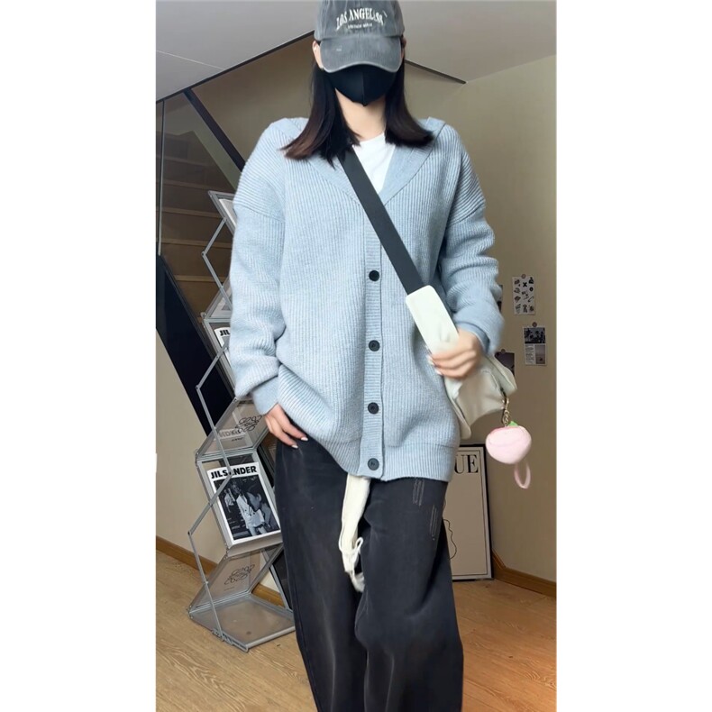V领开衫针织毛衣男外套MY2625P60,男装针织衫/毛衣,电商基地A086