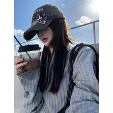 网图有货手缝线麦穗纹针织亨利领长袖T恤男女A850-P38，男装针织衫/毛衣，星座1505