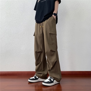 褶皱夏季速干休闲裤 K111模特酒店 92%聚酯纤维8%氨纶(S-2XL)TP28图片