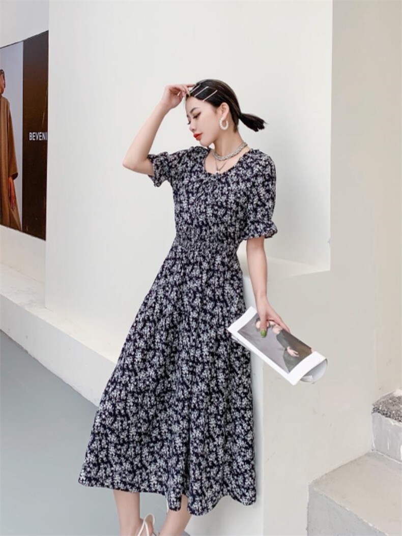碎花连衣裙，女装连衣裙，芭丽名媛
