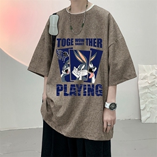 风复古亚麻短袖男棉麻t恤男半袖ZT71234-P35，男装T恤，电商A040