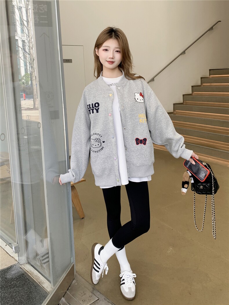 现货女春秋季新款棒球服外套2193-P145-K215,女装卫衣/绒衫,网红馆