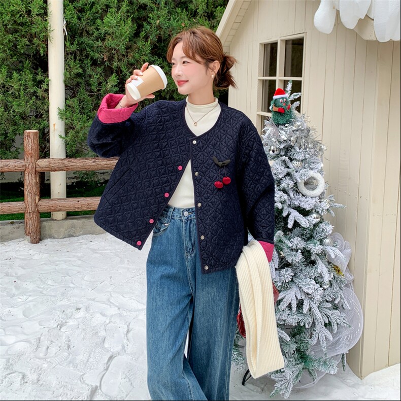 菱格棉服！小个子外套2C011-9813-P150-K238,女装棉衣/棉服,2C011