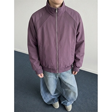 高品质春装新款老钱风美式高街解构立领棒球服飞行夹克潮休闲外套，男装夹克，电商A486