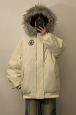 冬季宽松/连帽大毛领休闲外套潮加厚棉衣XZ102B-1M2592-P90，男装棉衣，星座102B-1