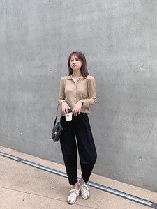 【主推系列小黑裤】经典款主推小黑裤奶奶裤萝卜裤 秋装新款小西图片