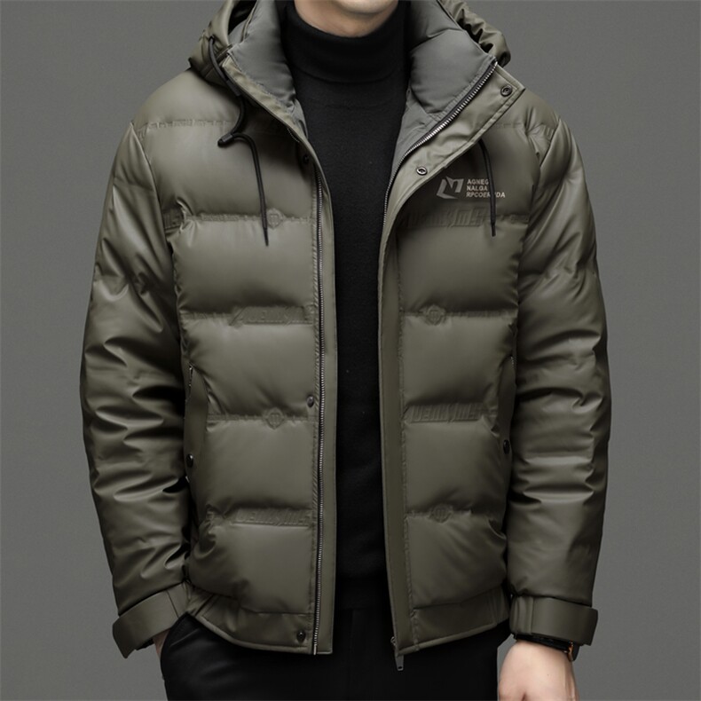 CSYR88218钱塘2020-2中年男士冬季厚款有帽时尚休闲羽绒服P280，男装羽绒服，钱塘207-2