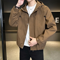 外套男春秋新款男士冲锋衣宽松休闲美式工装夹克JK02638-P73，男装夹克，星座308B-2