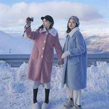大货！高点击皮毛一体浙宝163-2005，女装棉衣/棉服，拾菱