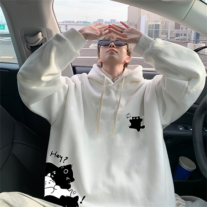 连帽卫衣男大码胖子帽衫大号运动服WY2462-P35图片