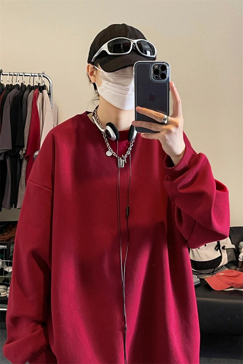 重磅华棉复合圆领卫衣加绒加厚WJ4336-特P35/常规W4252-特P30,男装卫衣,电商A007