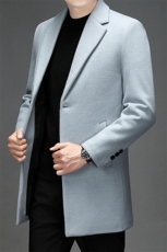 SJM3821秋冬男士新款毛呢夹克大衣羊毛外套呢子外套P170，男装毛呢大衣，电商B360