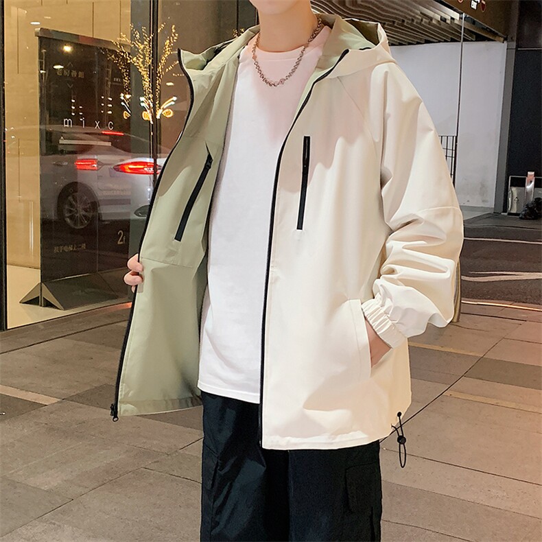新款现货户外双面穿连帽夹克男冲锋衣外套JK903-P80,男装夹克,星座1204-3