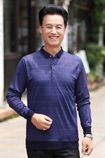长袖T恤男士卫衣春秋季2023新款纯色翻领打底衫上衣服中老年男装，男装卫衣，电商B212（原钱塘6029）